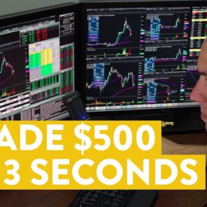 [LIVE] Day Trading | I Made $500 in 13 seconds... (crazy!)