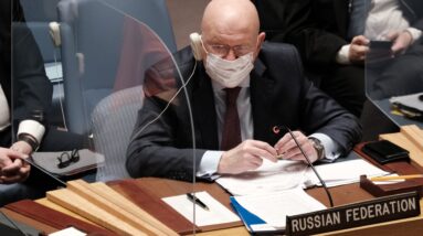 Russia’s UN representative Nebenzya rebukes Security Council members for being ’emotional’ about the Ukraine crisis
