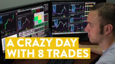 [LIVE] Day Trading | A CRAZY Day With 8 Trades!!!