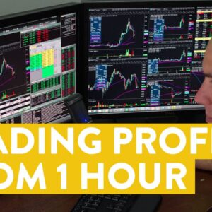 [LIVE] Day Trading | How Much Can a Day Trader Make in 1 Hour?