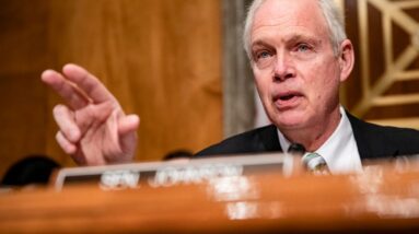 Sen. Ron Johnson is blaming Speaker Nancy Pelosi and others involved in Trump’s first impeachment for Russia’s invasion of Ukraine
