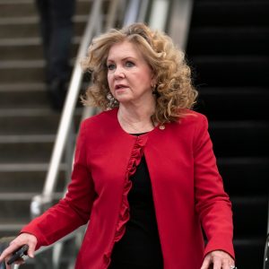 Sen. Marsha Blackburn accused Ketanji Brown Jackson of supporting ‘progressive indoctrination’ of children and having ties to a school that teaches kindergarteners about ‘white privilege’ and choosing their gender