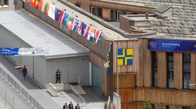 Ukraine top of the agenda in Davos as business leaders gather