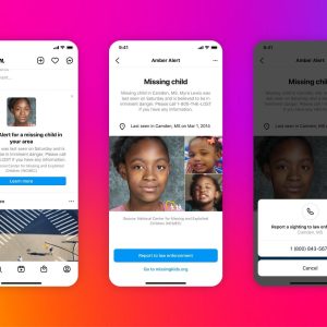 Instagram will notify users if a child goes missing in their area, sharing pictures and abduction location