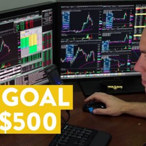 [LIVE] Day Trading | Could I Hit My Goal of $500???