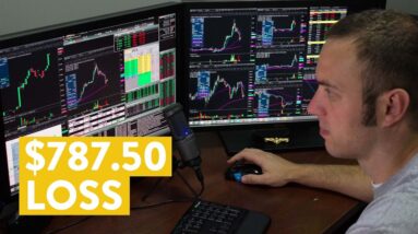 [LIVE] Day Trading | $787.50 Loss! (and then a lesson)