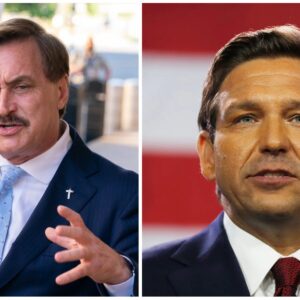 Trump ally Mike Lindell baselessly questioned whether Florida Gov. Ron DeSantis legitimately won his 2022 election