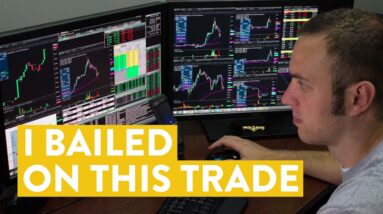 [LIVE] Day Trading | I Bailed on this Trade for Another (stupid?)