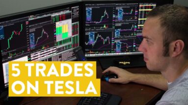 [LIVE] Day Trading | 5 Trades on Tesla
